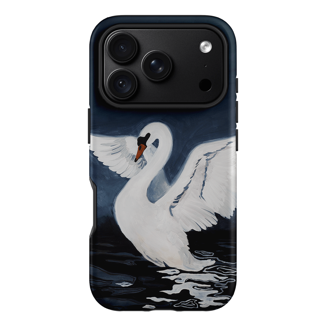 Midnight Swan Printed Phone Cases iPhone 18 Pro / Armoured by Lisa Hu - The Dairy