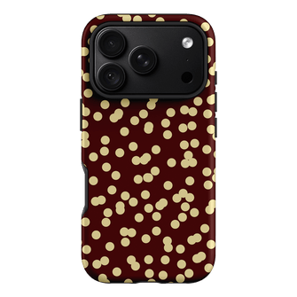 Mini Confetti Burgundy Butter Printed Phone Cases iPhone 18 Pro / Armoured by Veronica Tucker - The Dairy