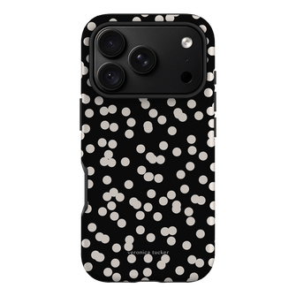 Mini Confetti Noir Printed Phone Cases iPhone 18 Pro / Armoured by Veronica Tucker - The Dairy