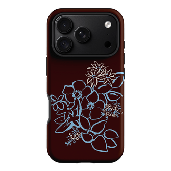 Mocha Posy Printed Phone Cases iPhone 18 Pro / Armoured by Typoflora - The Dairy