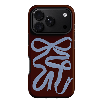 Mocha Ribbon Printed Phone Cases iPhone 18 Pro / Armoured by Jasmine Dowling - The Dairy