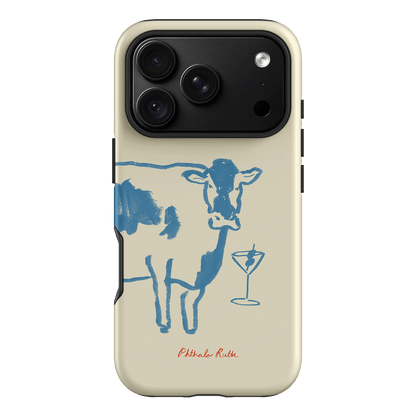 Mootini Blue Printed Phone Cases iPhone 18 Pro / Armoured by Phthalo Ruth - The Dairy