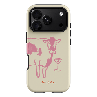 Mootini Pink Printed Phone Cases iPhone 18 Pro / Armoured by Phthalo Ruth - The Dairy