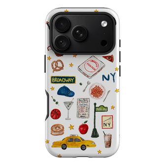 NYC White Printed Phone Cases iPhone 18 Pro / Armoured by BG. Studio - The Dairy
