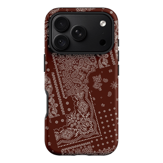 Paisley Cinnamon Printed Phone Cases iPhone 18 Pro / Armoured by The Dairy - The Dairy