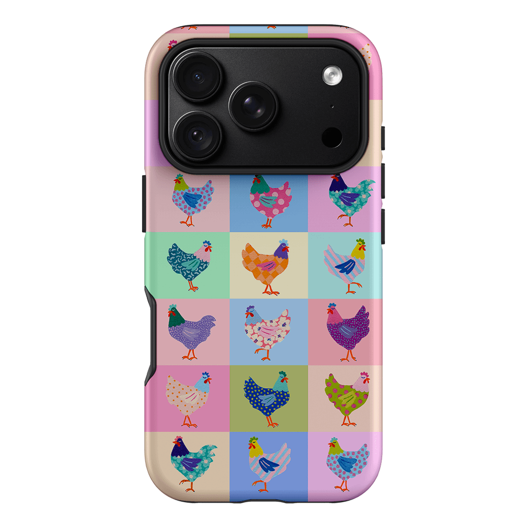 Pastel Chickens Printed Phone Cases iPhone 18 Pro / Armoured by Kayla Henley - The Dairy