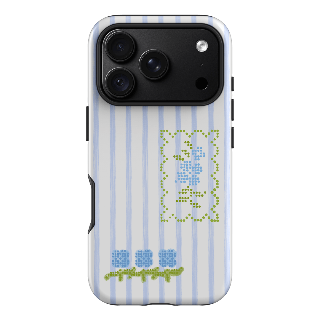 Patchwork Blue Printed Phone Cases iPhone 18 Pro / Armoured by Kayla Carr - The Dairy