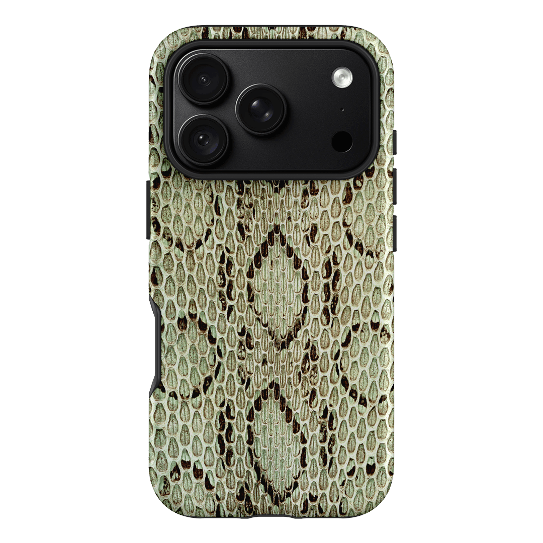 Pistachio Python Printed Phone Cases iPhone 18 Pro / Armoured by The Dairy - The Dairy