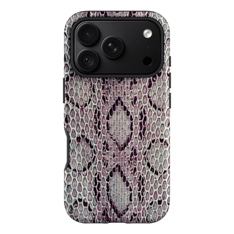 Plum Python Printed Phone Cases iPhone 18 Pro / Armoured by The Dairy - The Dairy