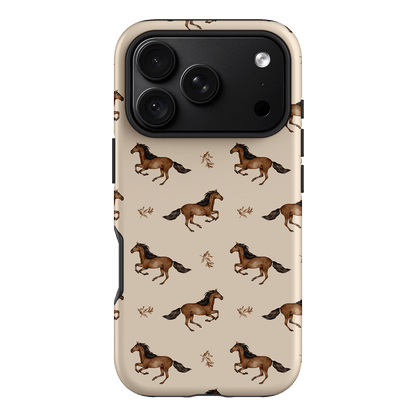 Running Horse Printed Phone Cases iPhone 18 Pro / Armoured by Kasiags Art - The Dairy