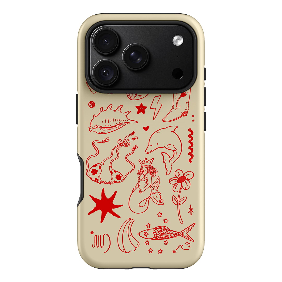 Spiced Cowboy Cream Printed Phone Cases iPhone 18 Pro / Armoured by Easty Beasty - The Dairy