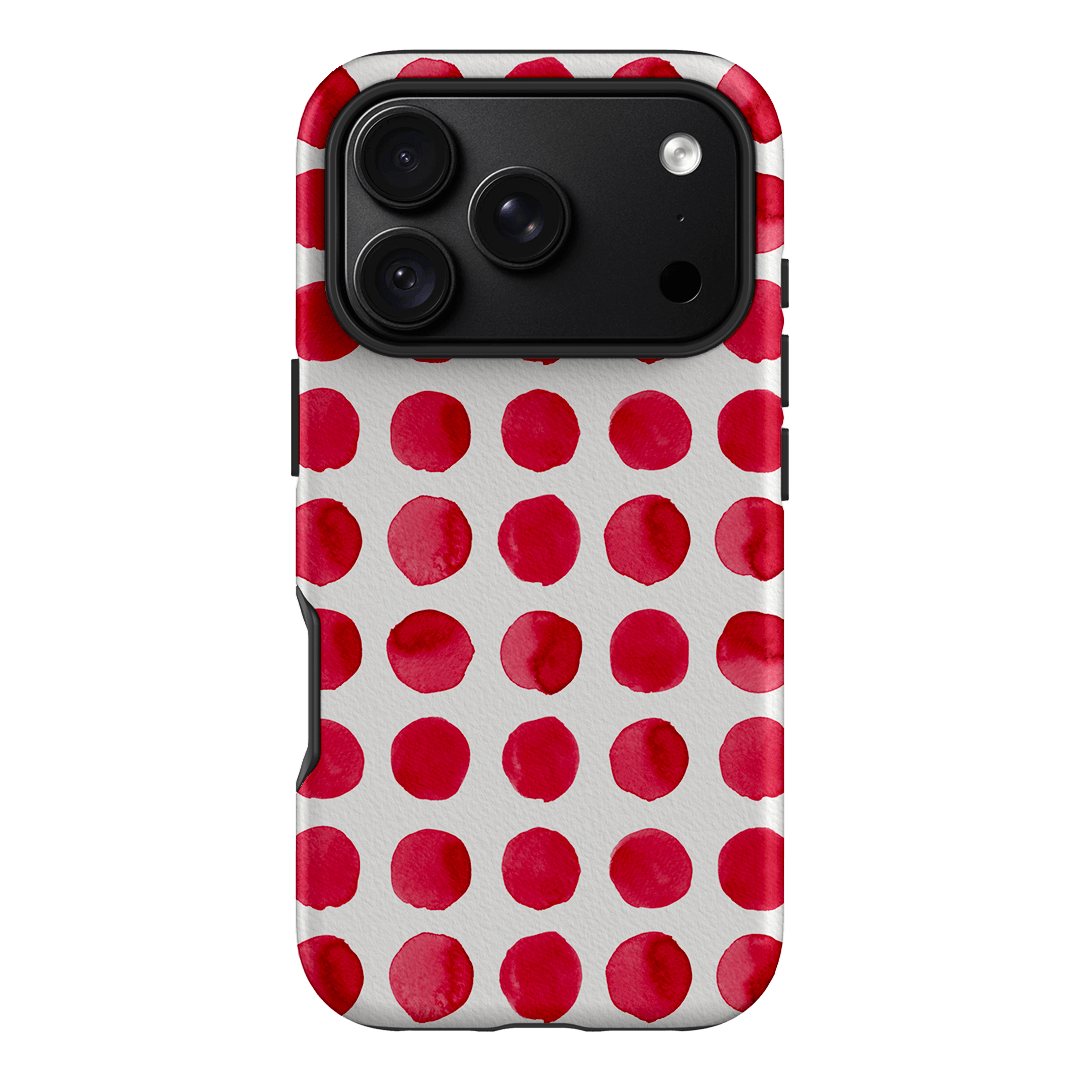 Spots in Red Printed Phone Cases by The Dairy - The Dairy