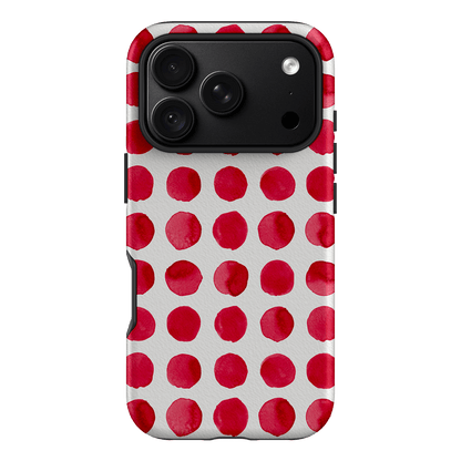Spots in Red Printed Phone Cases by The Dairy - The Dairy