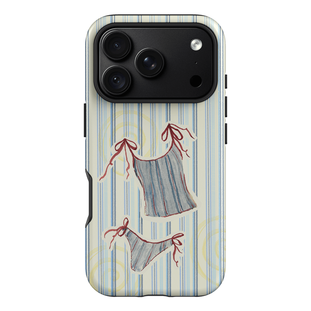 Stripe Tankini Printed Phone Cases iPhone 18 Pro / Armoured by Kayla Carr - The Dairy