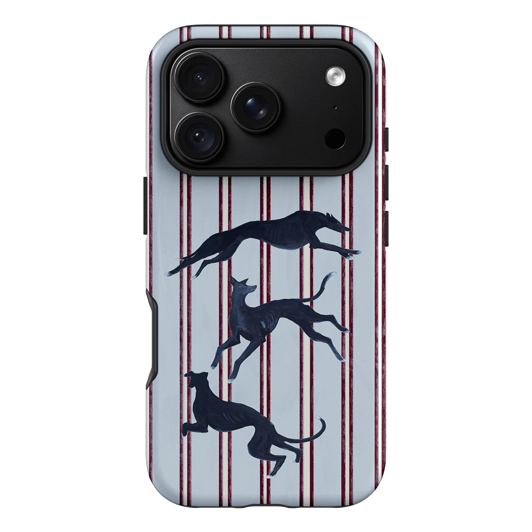 Stripey Hounds Printed Phone Cases iPhone 18 Pro / Armoured by Lisa Hu - The Dairy