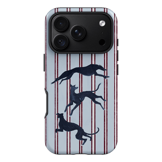 Stripey Hounds Printed Phone Cases iPhone 18 Pro / Armoured by Lisa Hu - The Dairy
