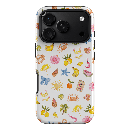 Summer Icons Printed Phone Cases iPhone 18 Pro / Armoured by Cass Deller - The Dairy