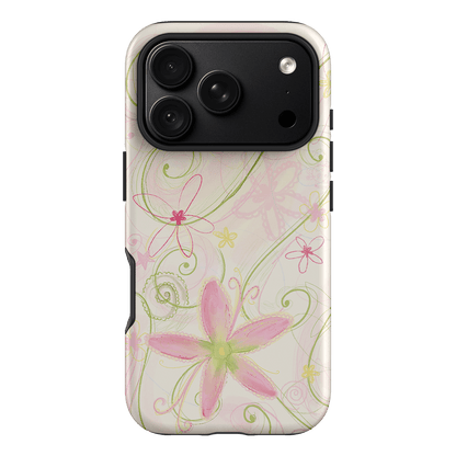 Swirl Pink Printed Phone Cases iPhone 18 Pro / Armoured by Kayla Carr - The Dairy