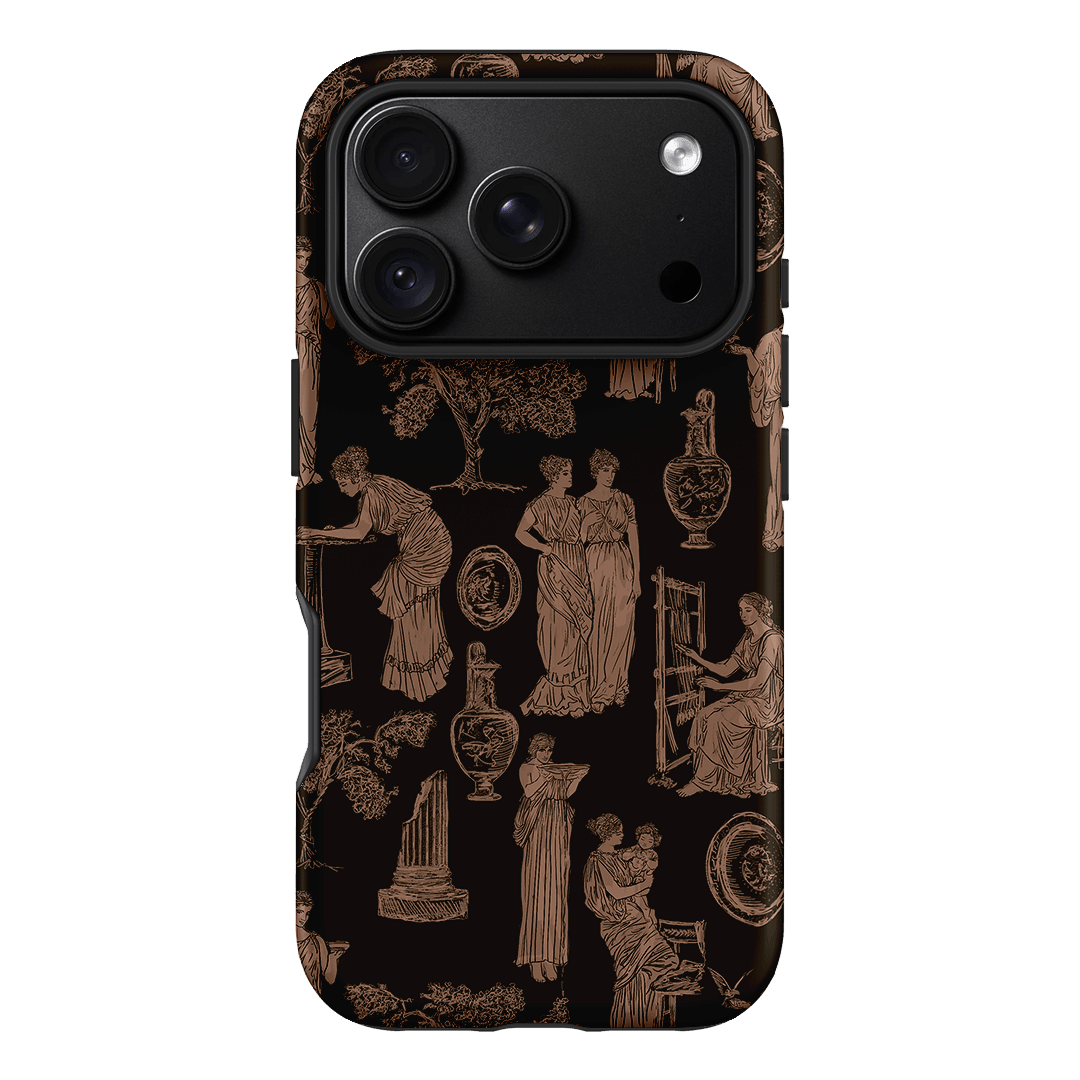 Symposium Burnt Umber Printed Phone Cases iPhone 18 Pro / Armoured by Veronica Tucker - The Dairy
