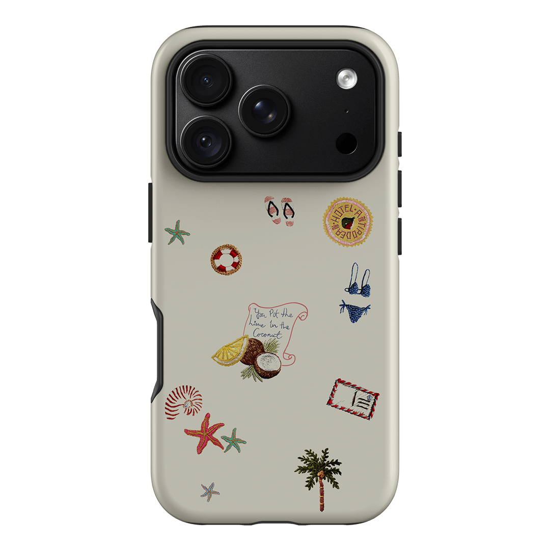 Vacay All Day Cream Printed Phone Cases by Antipodean - The Dairy