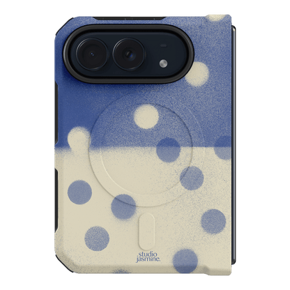 Bleu Polka Dot Printed Phone Cases iPhone Duo / Armoured MagSafe by Jasmine Dowling - The Dairy