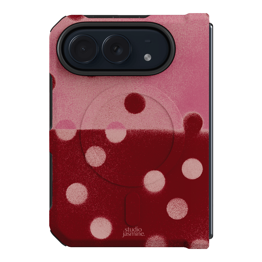 Cherry Polka Dot Printed Phone Cases iPhone Duo / Armoured MagSafe by Jasmine Dowling - The Dairy