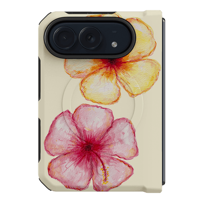 Hibiscus Flower Yellow Printed Phone Cases iPhone Duo / Armoured MagSafe by BG. Studio - The Dairy