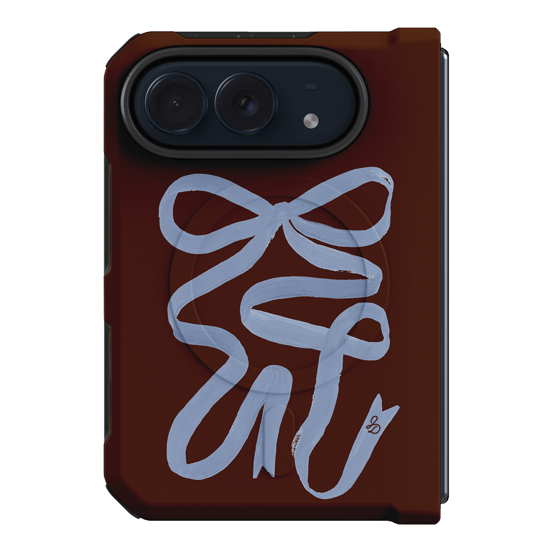 Mocha Ribbon Printed Phone Cases iPhone Duo / Armoured MagSafe by Jasmine Dowling - The Dairy