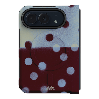Plum Polka Dot Printed Phone Cases iPhone Duo / Armoured MagSafe by Jasmine Dowling - The Dairy