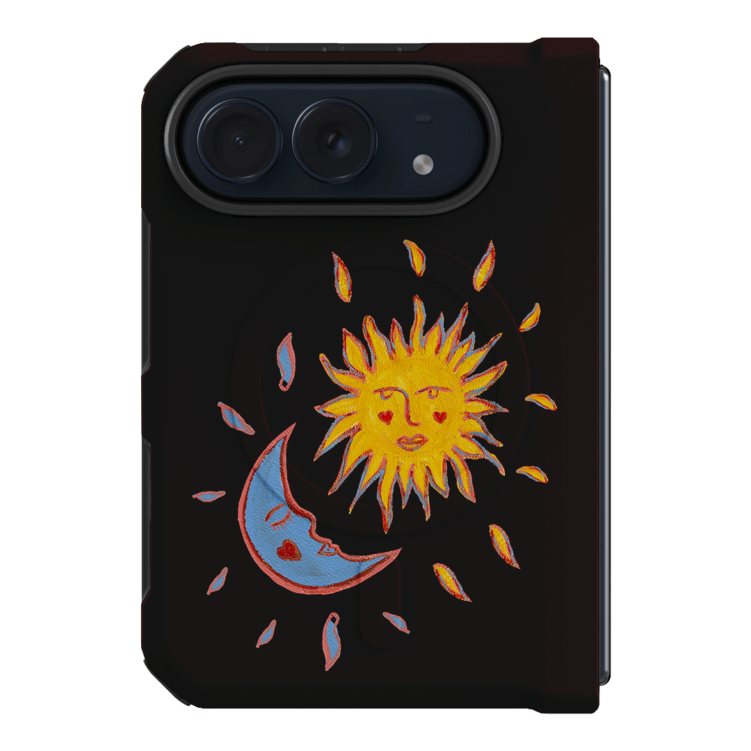Sun & Moon Plum Printed Phone Cases iPhone Duo / Armoured MagSafe by BG. Studio - The Dairy