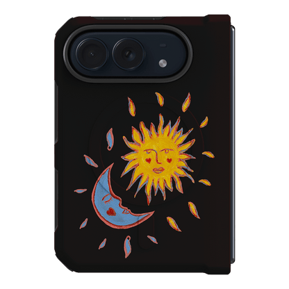Sun & Moon Plum Printed Phone Cases iPhone Duo / Armoured MagSafe by BG. Studio - The Dairy
