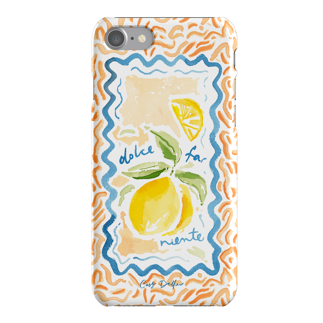 Dolce Far Niente Printed Phone Cases iPhone SE / Snap by Cass Deller - The Dairy