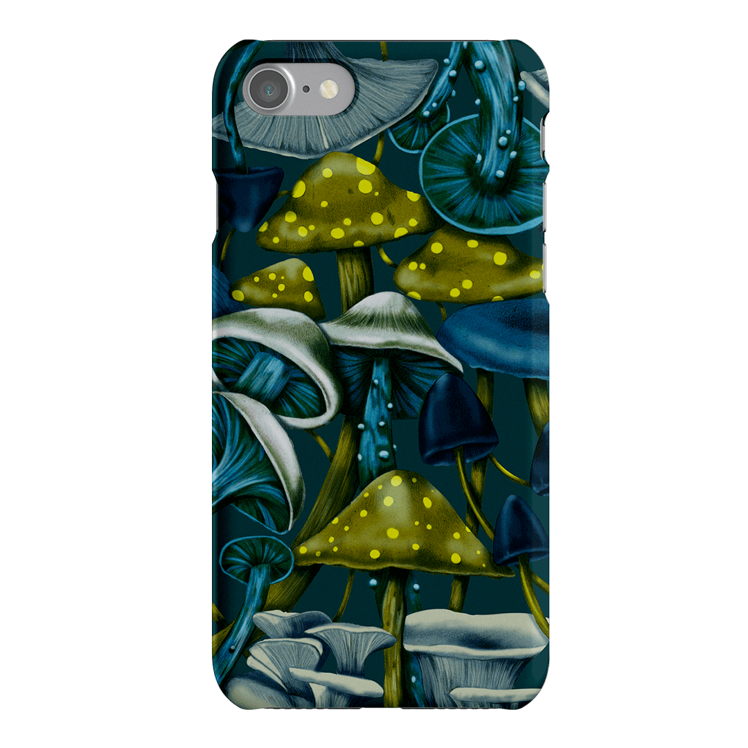 Shrooms Blue Printed Phone Cases iPhone SE / Snap by Kelly Thompson - The Dairy