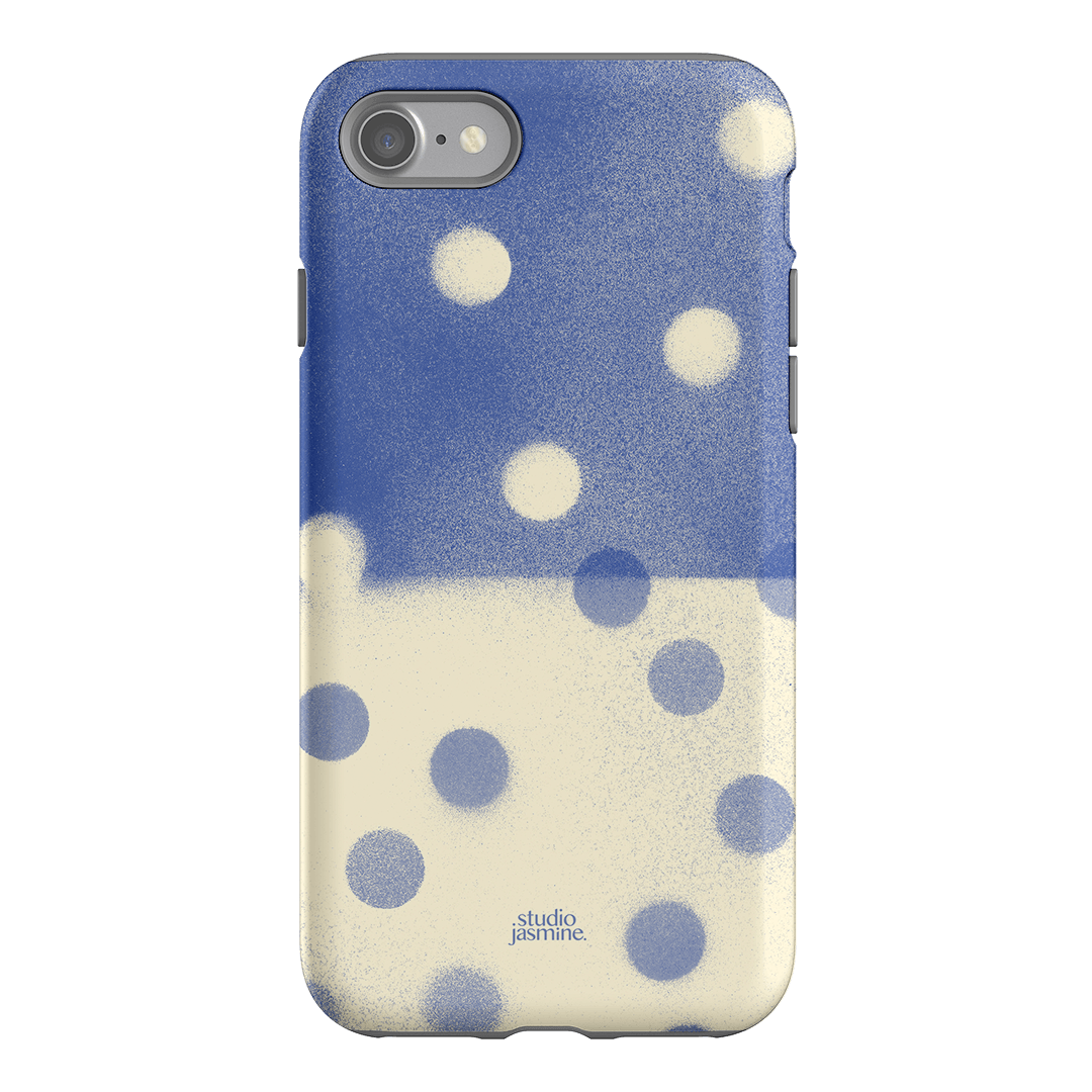 Bleu Polka Dot Printed Phone Cases iPhone SE / Armoured by Jasmine Dowling - The Dairy