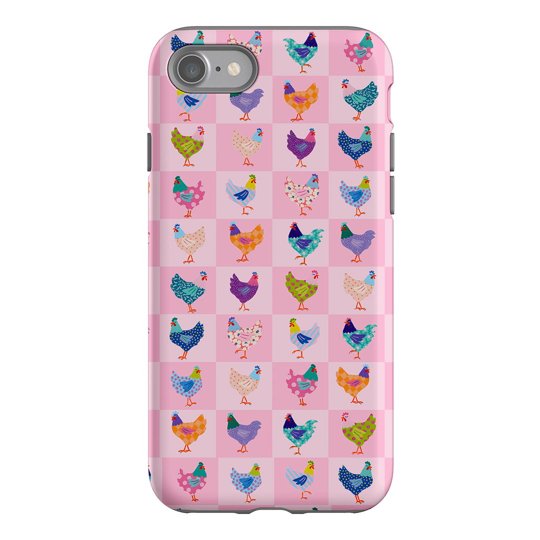 Checkered Chickens Printed Phone Cases iPhone SE / Armoured by Kayla Henley - The Dairy