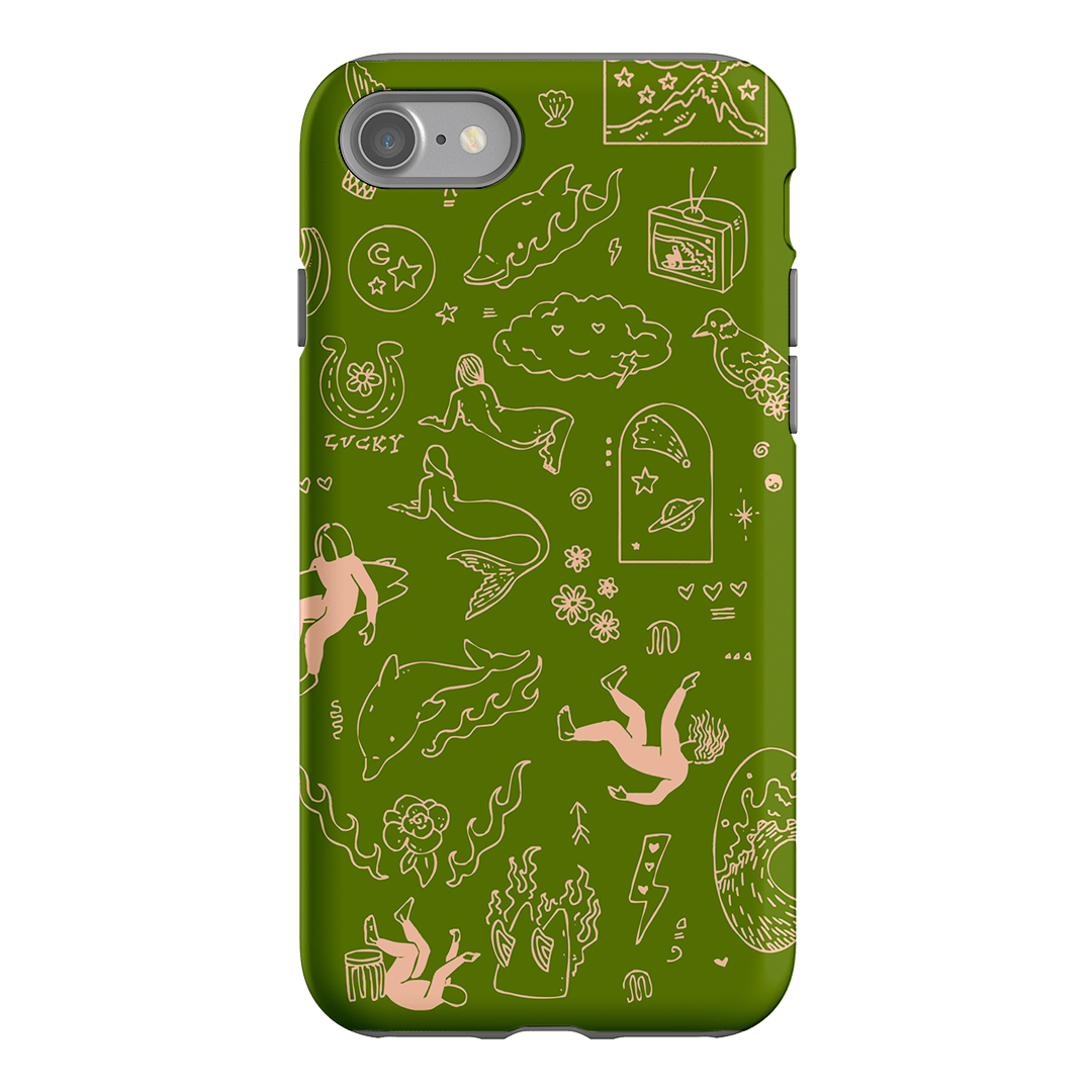 Easty Flash Green Printed Phone Cases iPhone SE / Armoured by Easty Beasty - The Dairy