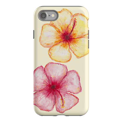 Hibiscus Flower Yellow Printed Phone Cases iPhone SE / Armoured by BG. Studio - The Dairy