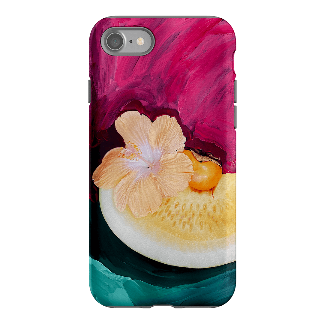 Hibiscus Melon Printed Phone Cases iPhone SE / Armoured by Nicole Nelius - The Dairy