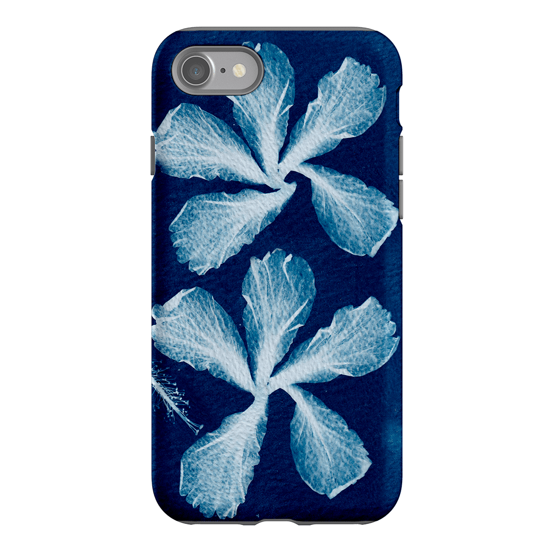 Hibiscus Cyanotype Printed Phone Cases iPhone SE / Armoured by Sally Hungerford - The Dairy