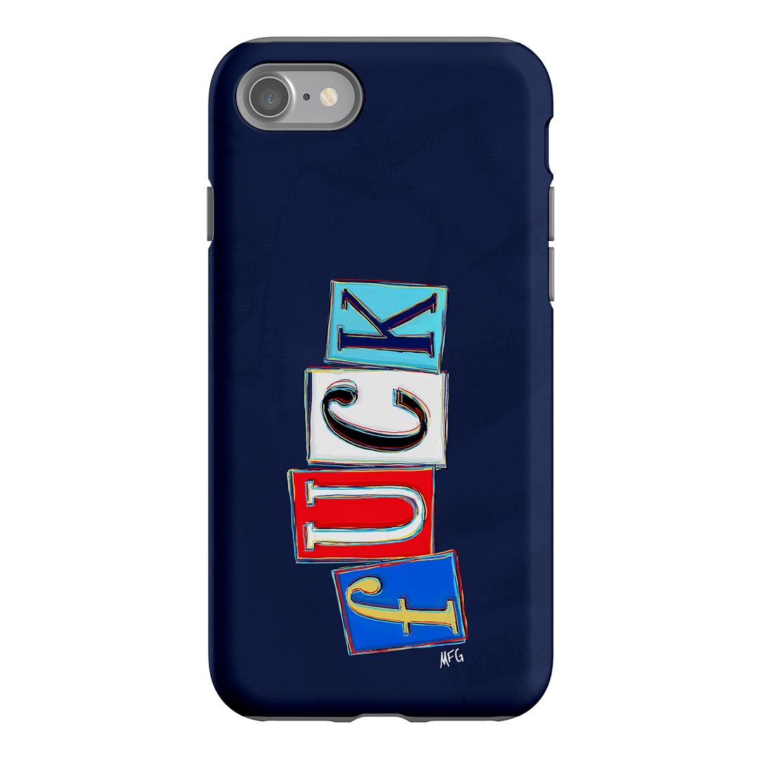 Lil Fcks Blue Printed Phone Cases iPhone SE / Armoured by Margarbs Art - The Dairy