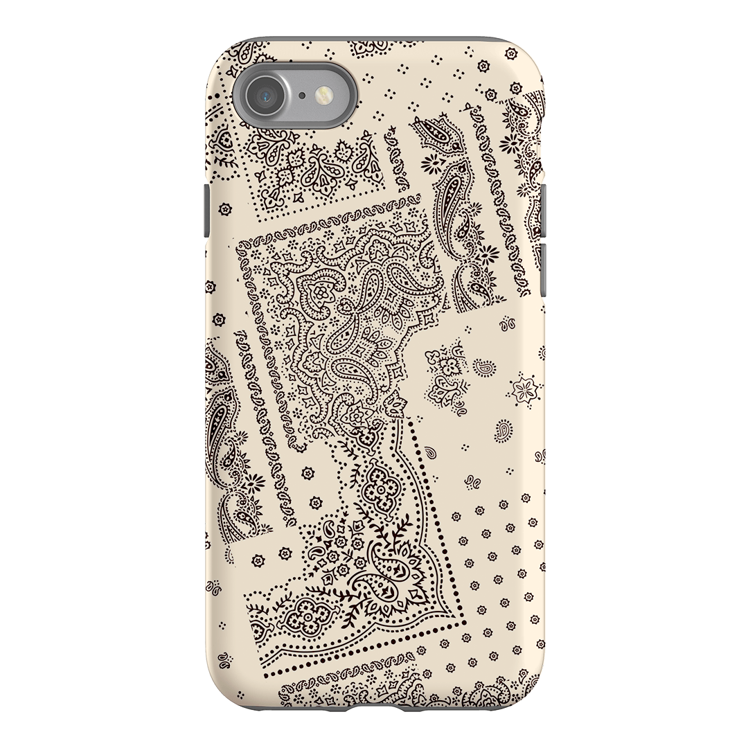 Paisley Ecru Printed Phone Cases iPhone SE / Armoured by The Dairy - The Dairy