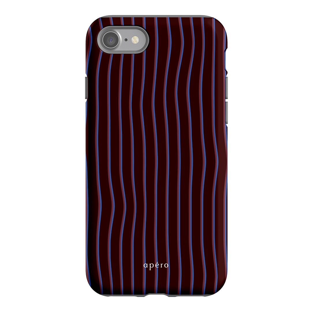 Panama Burgundy Printed Phone Cases iPhone SE / Armoured by Apero - The Dairy