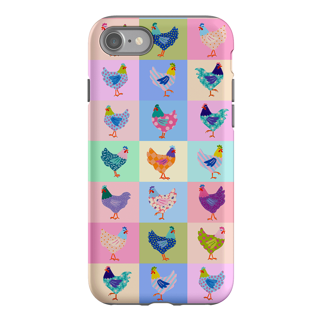 Pastel Chickens Printed Phone Cases iPhone SE / Armoured by Kayla Henley - The Dairy