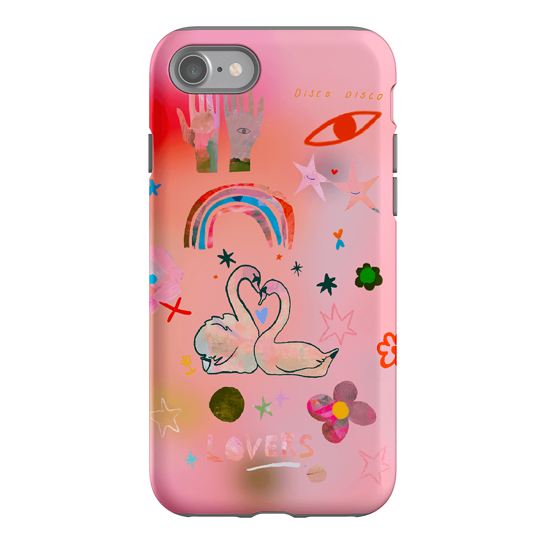 Pink Swan Printed Phone Cases iPhone SE / Armoured by Kate Eliza - The Dairy