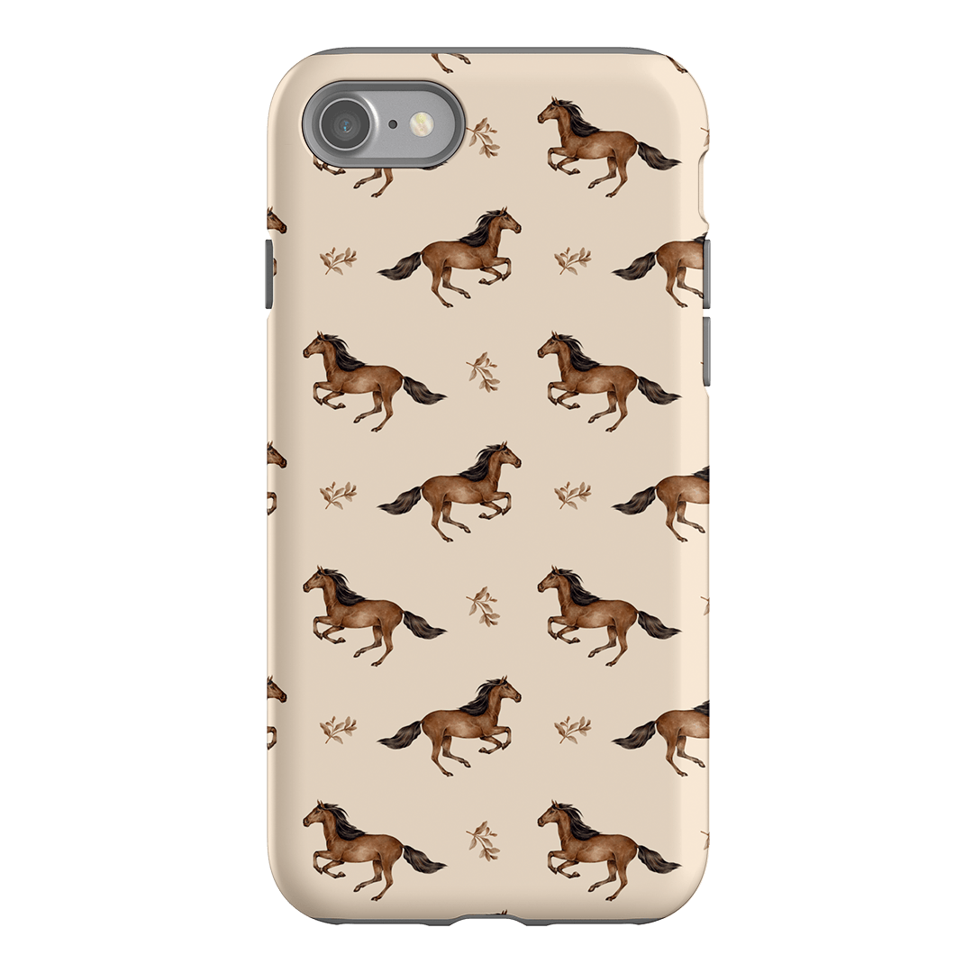 Running Horse Printed Phone Cases iPhone SE / Armoured by Kasiags Art - The Dairy