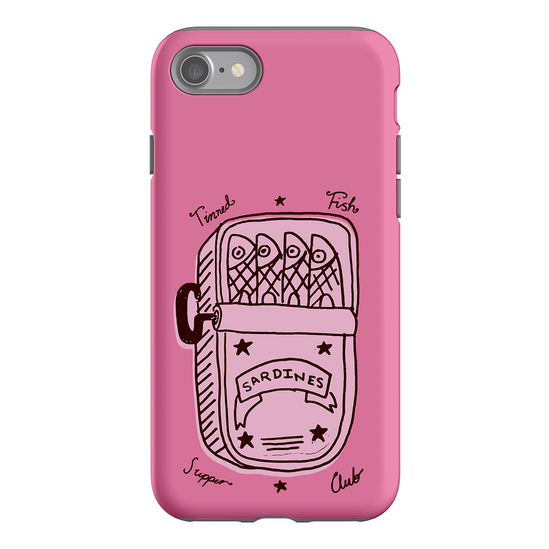 Sardine Social Pink Printed Phone Cases iPhone SE / Armoured by The Dairy - The Dairy