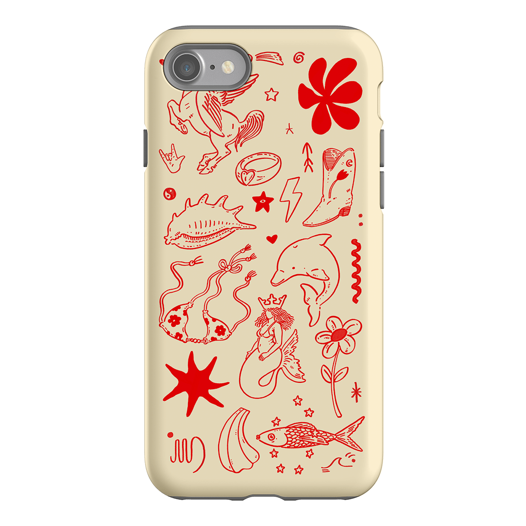 Spiced Cowboy Cream Printed Phone Cases iPhone SE / Armoured by Easty Beasty - The Dairy