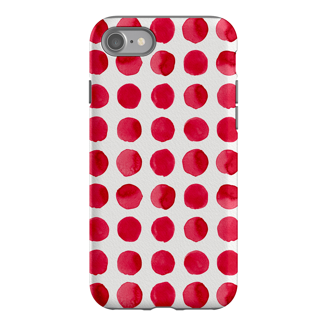 Spots in Red Printed Phone Cases by The Dairy - The Dairy
