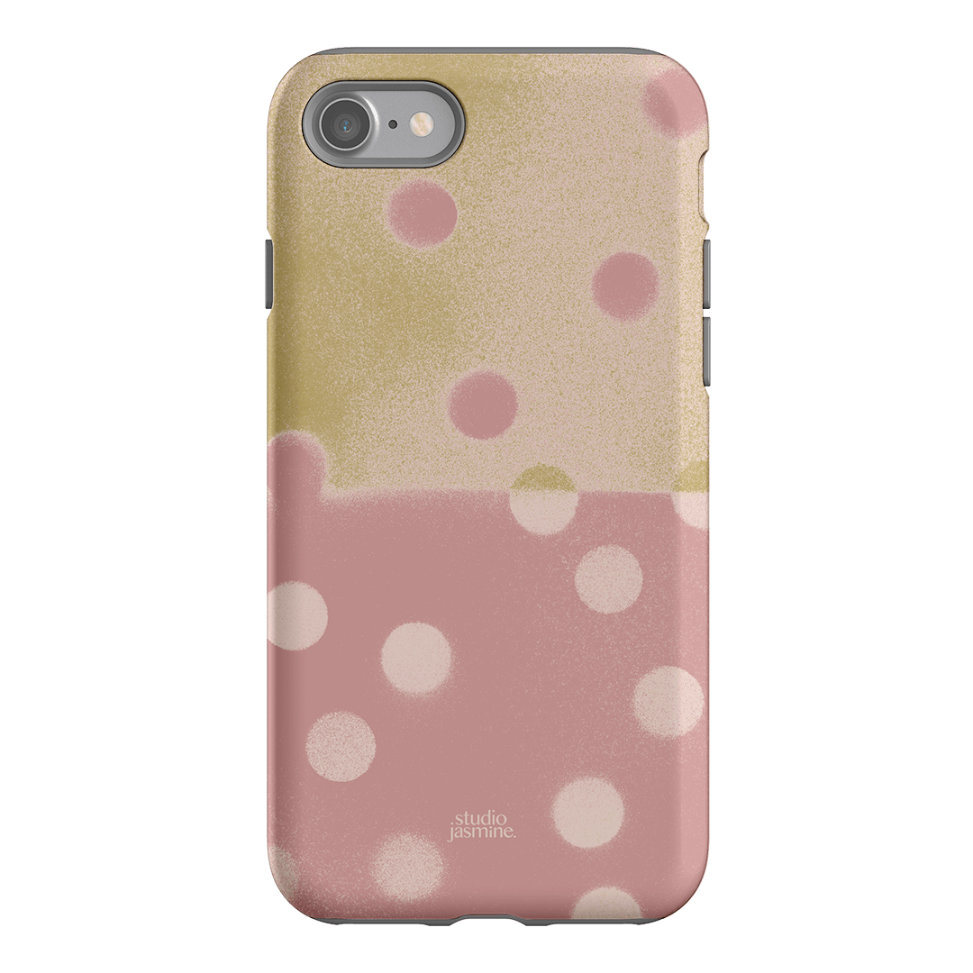 Strawberry Polka Dot Printed Phone Cases iPhone SE / Armoured by Jasmine Dowling - The Dairy