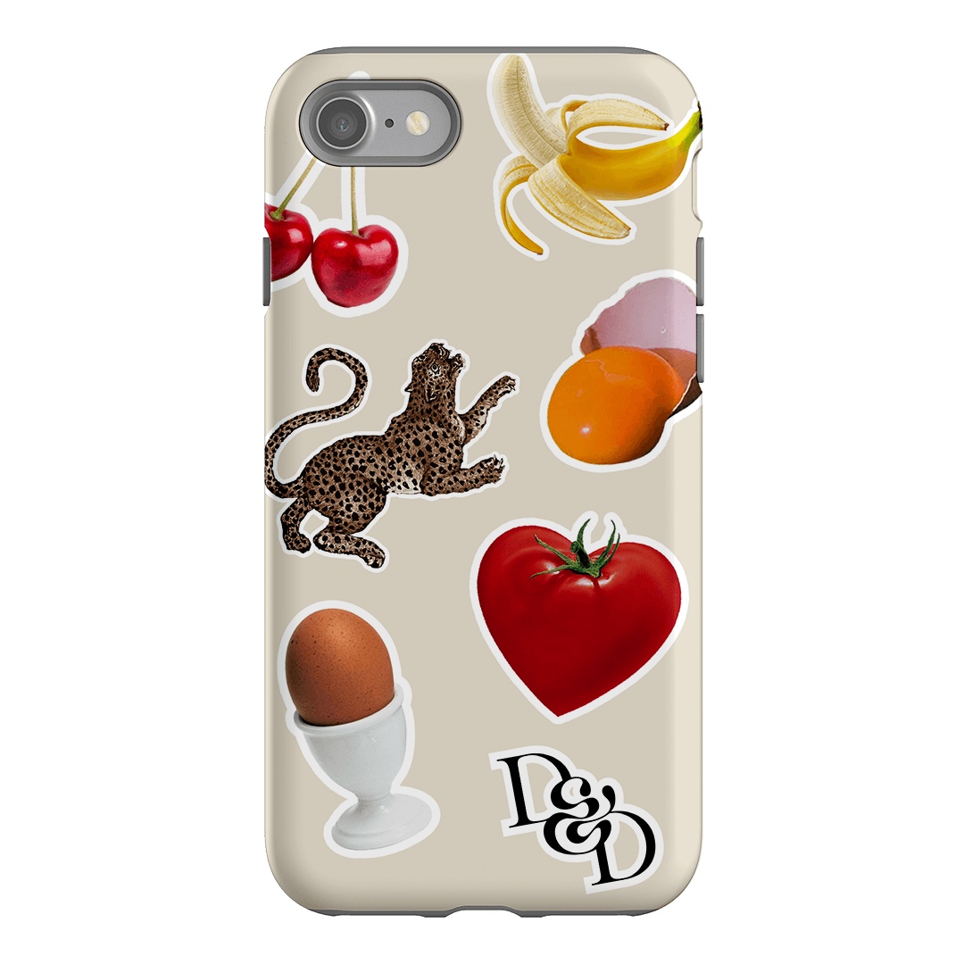 Sunday Stickers Cream Printed Phone Cases iPhone SE / Armoured by Desmond & Dempsey - The Dairy